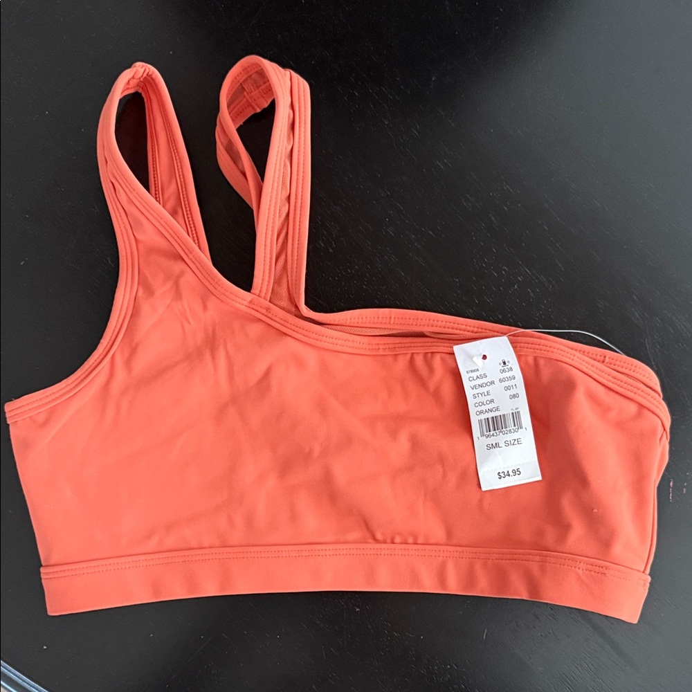 Passing NWT Women's Coral Sports Bra